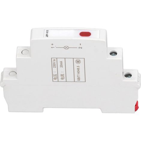 Voyant lumineux LED sur rail DIN 230 V CA/CC, montage modulaire JD9-H1D pour lignes électriques de télécommunications (1/5)