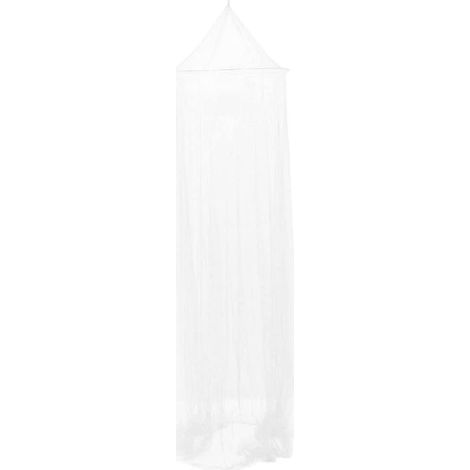 Net for Bed, King Size Bed Canopy Hanging Curtain Netting Princess Round Hoop Sheer Canopy(white) (1/5)