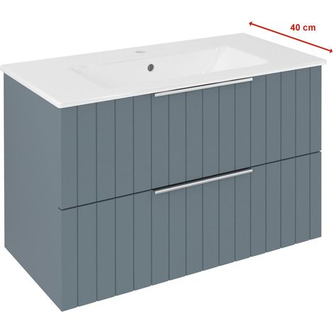 CIRASA STRIP meuble sous-vasque 78x54x39cm, sienne