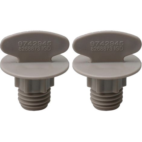 2 pièces 747435 9742945 Écrou de bras de lavage de rechange pour lave-vaisselle Kenmore-- (1/2)