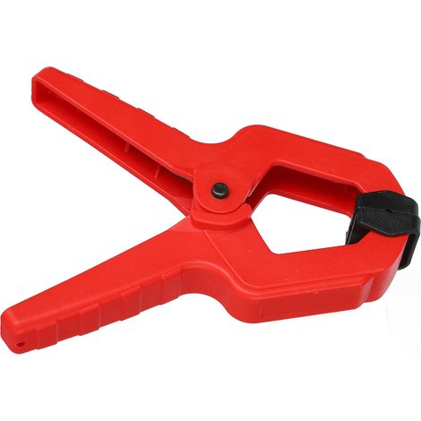 Pince à ressort robuste 6,5cm pour menuiserie, lot de 2, serrage puissant, plastique résistant, outil de bricolage et artisanat (1/5)