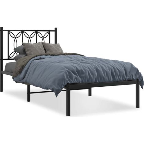Maison Exclusive - Estructura cama sin colchón con cabecero metal (1/5)