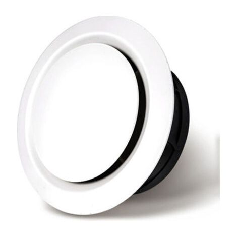 Csparkv – Bouche VMC 100mm – Grille d'aération réglable en plastique ABS – Installation murale ou plafond – Nettoyage facile (1/5)