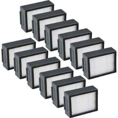 12-Pack Remplacement Filtres - iRobot Roomba i & e i7 e5 e6 + J7 Pièces de Rechange pour Aspirateur Accessoires (1/4)