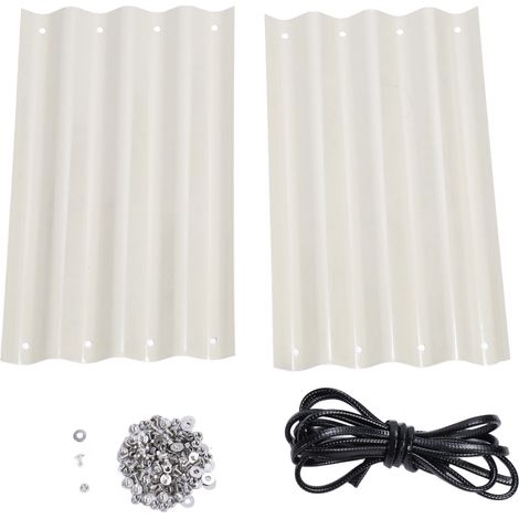 Huerto elevado para patio (para armar uno mismo) - Extensión para macizo de flores - Panel de plantación para verduras y flores - Blanco marfil (1/5)