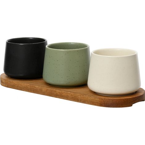 Set tapas in gres multi 30,8x10,5x8,5 cm