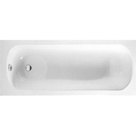Vitra Optima Single Ended Rectangular Bath 1600mm X 700mm 0 Tap Hole