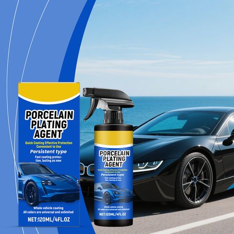 Car coating agent for removing stains, waterproofing, and restoring car body mirror shine with a 120ml spray -- 120ml -- BIEMMEDUE (1/5)