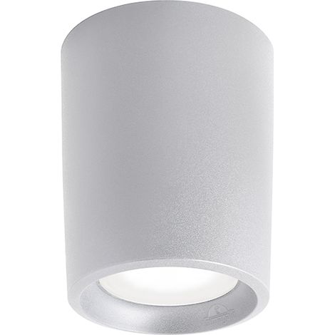 Faretto livia 1xe27 15w con pulsante cct (2 colori) ip55 h.29xd.18cm resina bianca