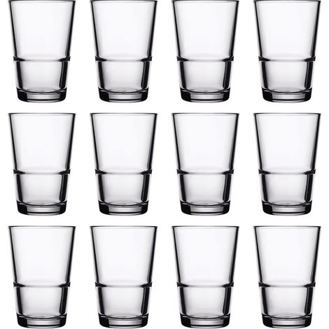 Trinkgläser, Wassergläser, Saftgläser 12er Set - Grande-S, 190ml