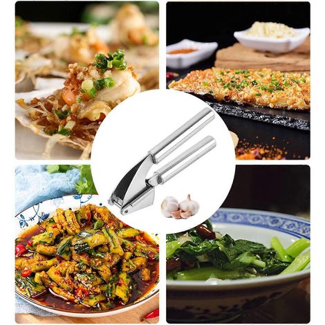 Presse-ail portatif, presse-gingembre, hachoir de cuisine (1/4)