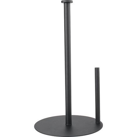 Essuie Tout Noir Mat Soutien sur Pied pour Rouleaux de Cuisine Papier de Taille (1/5)