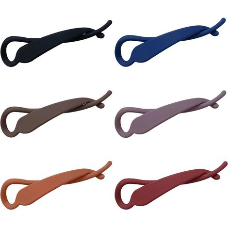 Pieces Banana Hair Clips Large Banana Hair Clips for Women Retro Safe and Strong Elegant Hairstyling for Ponytails and Buns Daily Use (1/5)