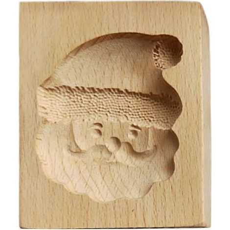 Emporte-pièce Père Noël/Bonhomme de neige 3D, idéal pour la cuisine et le bricolage. Moules à biscuits en bois mignons pour biscuits et bonbons.