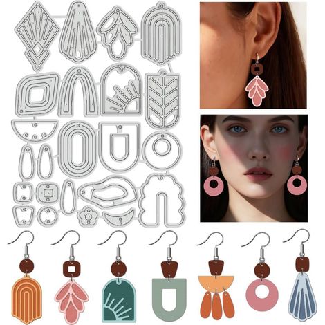 Metal Cookie Cutter with Bohemian Earring Design for Scrap (1/5)