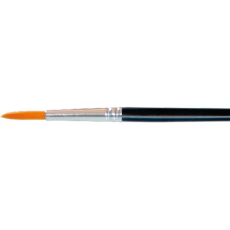 Pinceau en fibres synthétiques, taille 3 et 4, pinceau rond, pinceau à maquillage pour face et bodypainting