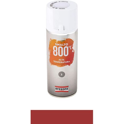 Smalto Alta Temperaura Spray 800° Arexons Vernice Pittura Motori Forni Stufe - Colore: Rosso (1/5)