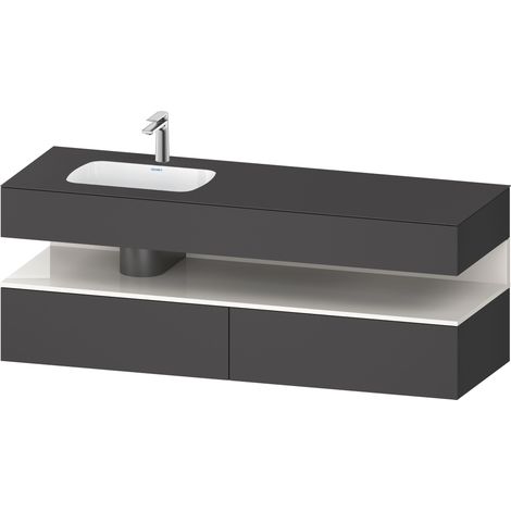 Duravit Collection One lavabo empotrado con base de lavabo (1/2)