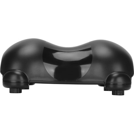 Ergonomische Nackenstreckbank mit Wirbelsäulenmassage, flexibles Nackentraktionsgerät – Schwarz (1/5)