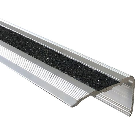 Nez de marche avec bande antidérapante - Anodisé argent Lg 1000mm HOMEWELL