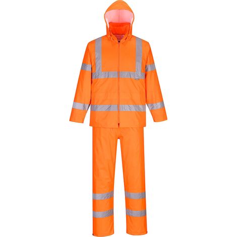 Ensemble De Pluie Enroulable Haute Visibilité Couleur : Orange Taille S - Portwest (1/2)