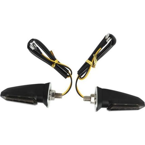 4 pièces Clignotant LED,Mini indicateur avant arrière,Étanche universel,Moto Scooter (1/4)