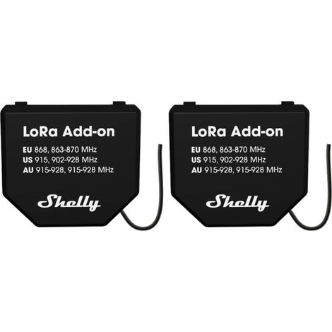 Shelly LoRa Add-on 2x Interruttore senza fili