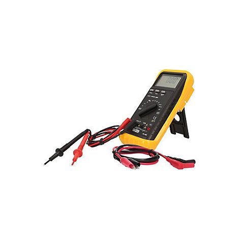 KS TOOLS Multimeter inkl. Prüfspitzen und Krokodilklemmen 150.1480 (1/5)
