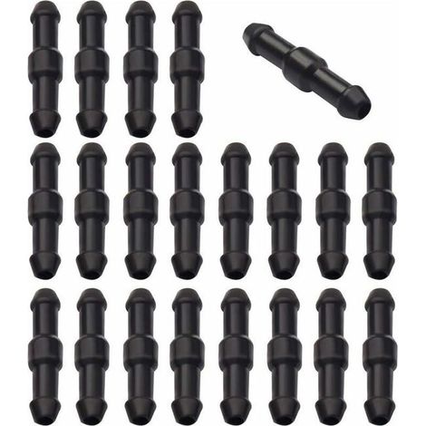 Confezione da 20 raccordi per tubo flessibile da 3 mm – Raccordo diritto per lavavetri – Guarnizione di alta qualità – Installazione facile e veloce (1/4)