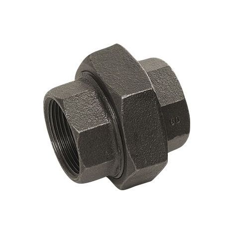 Durchg-Verschraub. TG,flachd. I.I. 1/2 Nr.330, schwarz, ohne Dichtung - 80686016 von Buderus