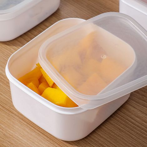 Boîte de conservation alimentaire 700 ml compatible micro-ondes, en PP/PE, empilable et hermétique, pour réfrigérateur (1/5)