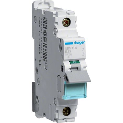 Interruttore Hager nbn125 25A 1 polo