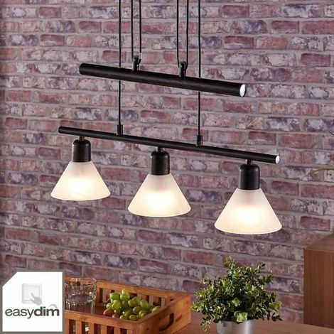 [GEBRAUCHT] B-Ware Lindby Led Hängeleuchte Eleasa Deckenleuchte Pendelleuchte Lampe Leuchte Schwarz