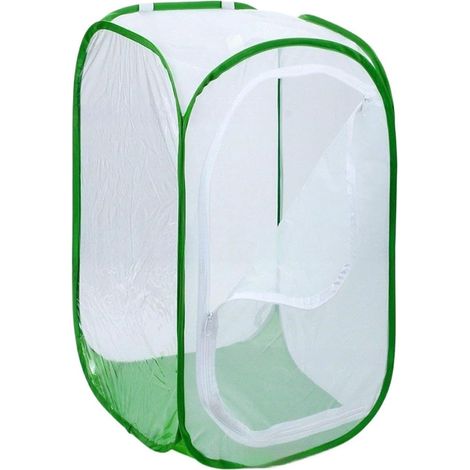Bâche de protection pour plantes, maille polyester, 60 x 40 x 40 cm, filet de jardin pliable, ombrage pour semis, massifs de fleurs, serres potagères, protection extérieure (1/5)