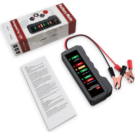 Testeur de charge de batterie Testeur de batterie 12V Automobile Batterie Analyseur Vérification de l'alternateur Testeur de batterie de la batterie Testeur de défaillance de la batterie for la voitur (1/5)