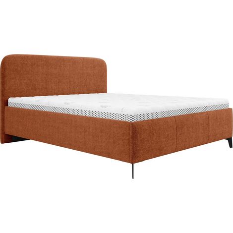 Lit ComfiDream 188, Velo 627, Double, 140x200, Tapisserie, Sommier à lattes, 149x210x106cm (1/5)