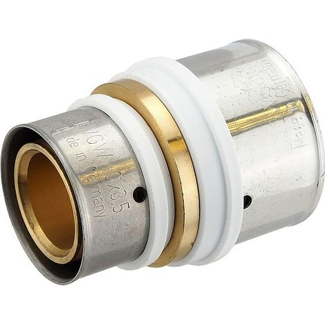 Pressfitting-Kupplung 50 x 4,0 mm - 40 x 3,5 mm für MV-Rohr