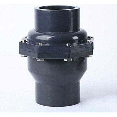 Soupape vidange clapet anti refoulement clapet anti retour eau pvc diamètre intérieur 50mm,DN40 (Diamètre Intérieur 50mm) (1/4)