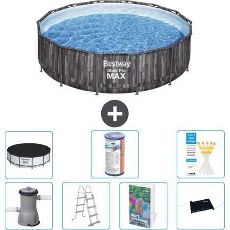 Bestway Steel Pro MAX Rund - 427x107 cm - 8-teilig S619