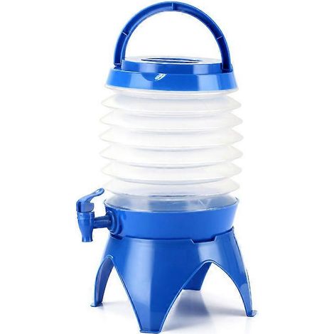 Fût à bière portable grande capacité pour véhicule, idéal pour le camping et les activités de plein air. Bouteille de stockage d'eau télescopique et pliable.
