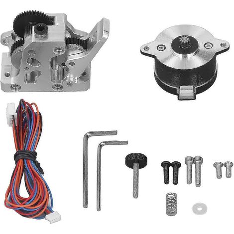 Hochtorsions-Metall-3D-Extruder-Kit für CR-10/10S, kompatibel mit PLA und ABS, 12 V und 24 V, mit Schrittmotor, Komplettset (1/4)