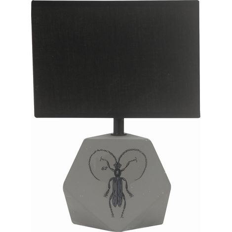 Candellux ANIMI lampada da tavolo cemento grigio E14 (1/4)