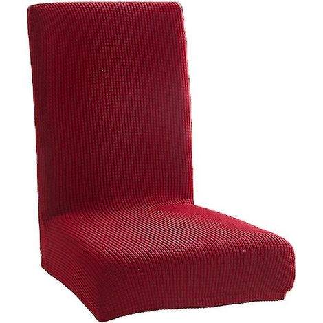 Elastischer Esszimmerstuhlbezug Parsons Stuhlbezug Esszimmerstuhlbezug Lafite Rot (1/5)