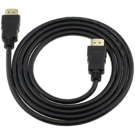Câble Adaptateur USB vers HDMI - Convertisseur de Charge USB 2.0 Type A mâle vers HDMI mâle (Uniquement pour Le Chargement) (3 mètre Noir) (1/5)