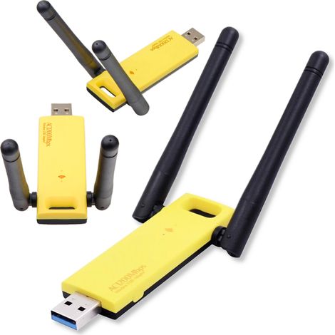 Adattatore WiFi per scheda di rete a USB 3.0 AC 1200Mbps 2.4GHz 5GHz (1/5)