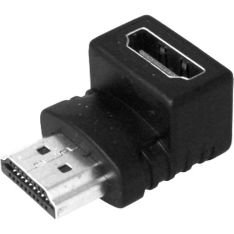 Convertitore Adattatore Da HDMI Femmina a HDMI Maschio Gomito 90 Gradi (1/3)