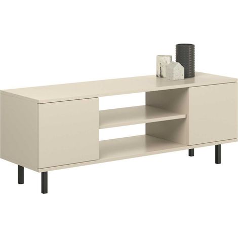 Mueble Focus Cashmere RTV 135 cm - patas negras (1/4)
