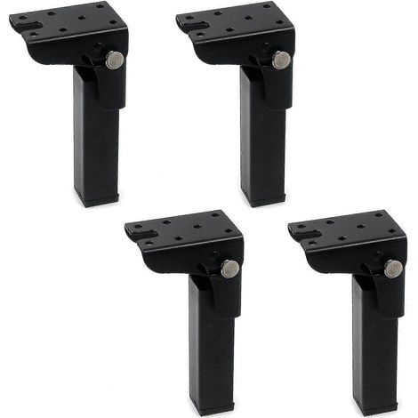 Pieds de table pliants 140 mm/5,51 po 34 charnières de verrouillage en fer haute résistance, pliage à 90 degrés. (1/5)