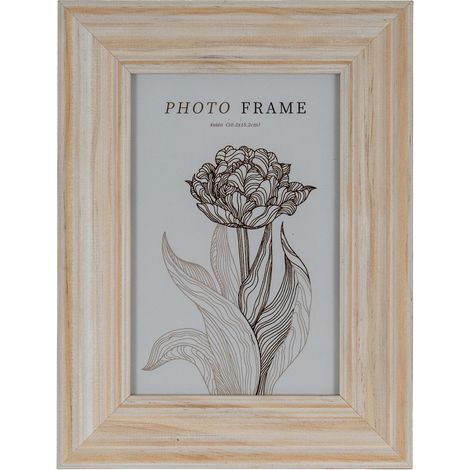 Isla Photo Frame 4X6 - Wood - White