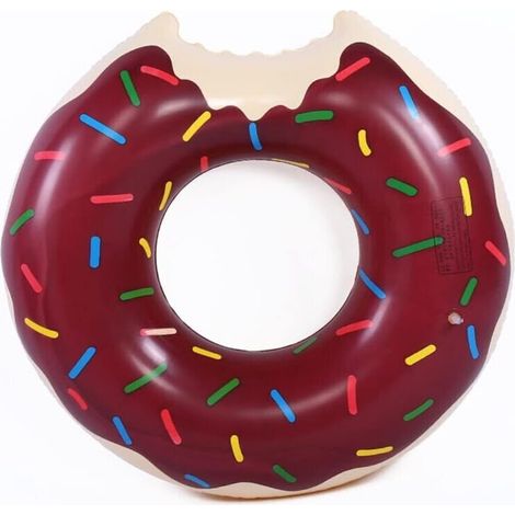 Bouée Donuts Anneau de Natation Donuts Gonflable Plage Piscine Parc d'Attractions pour Adultes et Enfants Bouée d'été Eau Jouet Swim Ring (1/5)